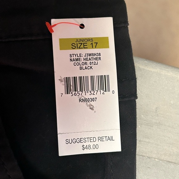 UNIONBAY Junior’s Slash Pocket Stretch Bootcut Pant Size 17 33 Inseam NWT - Picture 5 of 13